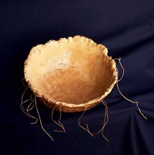 Bowl with cotton